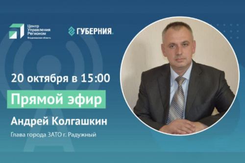 Прямая линия с главой города А.В. Колгашкиным